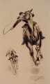 Whipping in a Straggler Old American West Frederic Remington